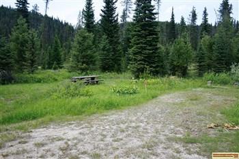 This is a view of Red River Campground taken near the entrance.