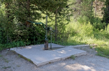 Camping at Riverside Campground at Deadwood Reservoir