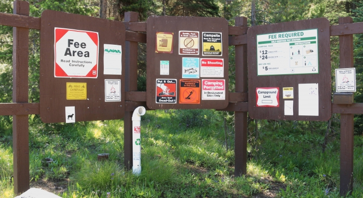 Camping at Riverside Campground at Deadwood Reservoir