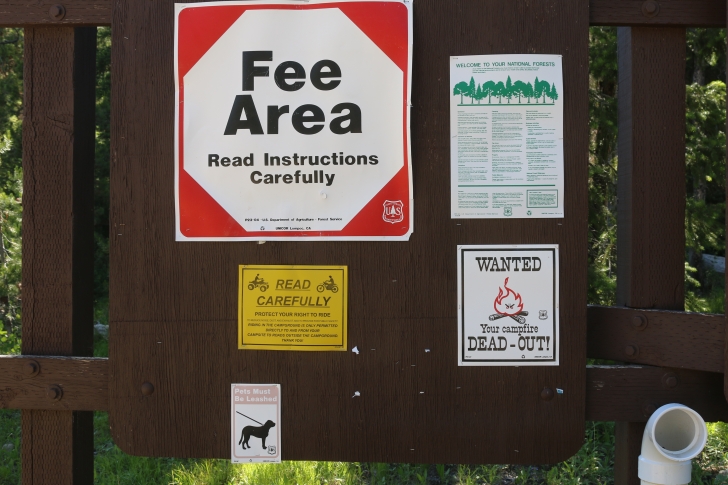 Camping at Riverside Campground at Deadwood Reservoir