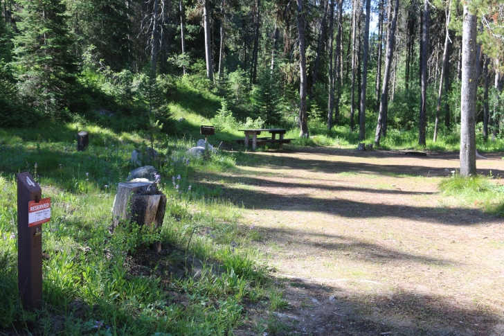 Camping at Riverside Campground at Deadwood Reservoir