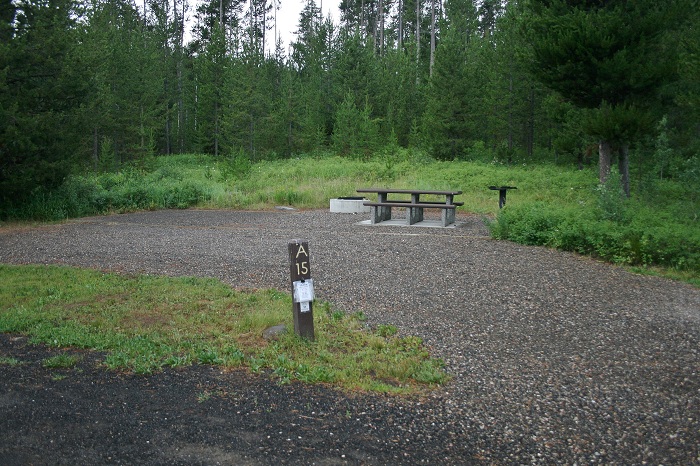 Riverside Campground on Henry's Fork.