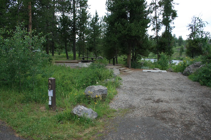 Riverside Campground on Henry's Fork.