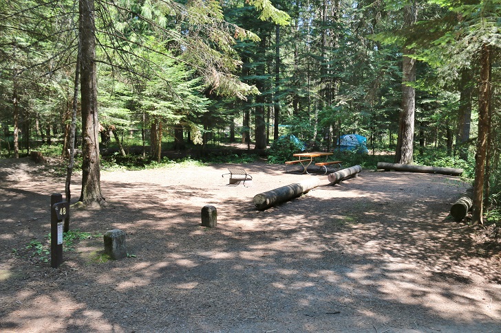 Campsites at Round Lake State Park
