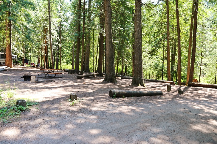 Campsites at Round Lake State Park