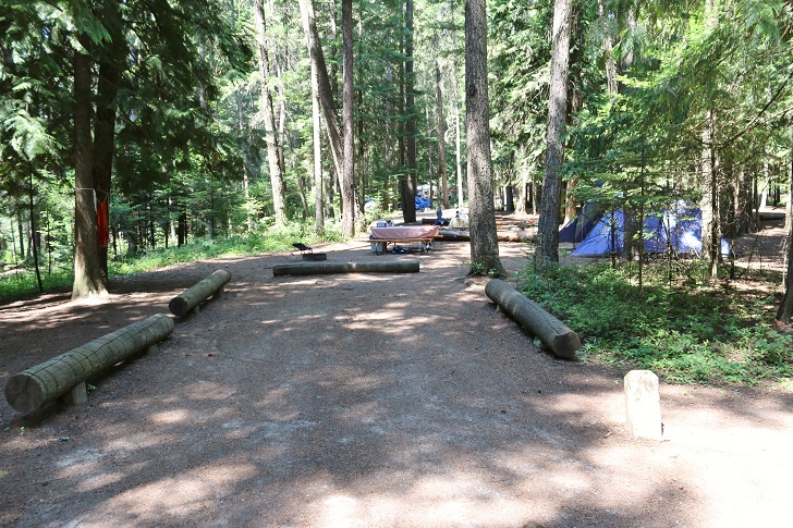 Campsites at Round Lake State Park
