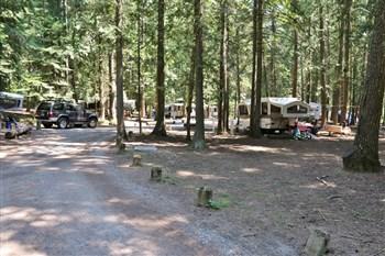 Campsites at Round Lake State Park