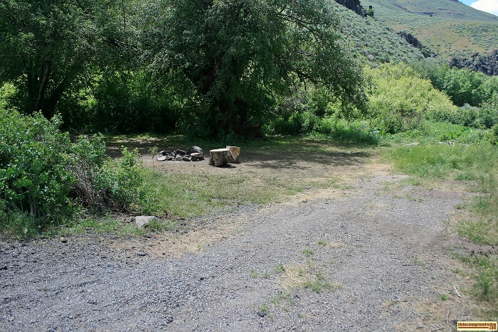 Campsite #2 in Schipper Campground.