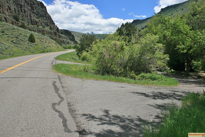 Primitive campsites near Schipper Campground.