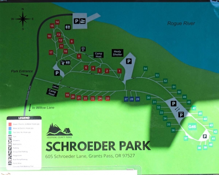Schroeder Park in Grants Pass, Oregon.