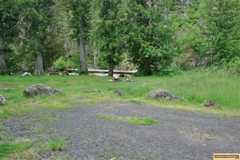 Slim's Camp on Meadow Creek just a mile and a half from the Selway River