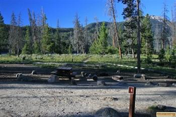 Smokey Bear Campground on Alturas Lake site 4