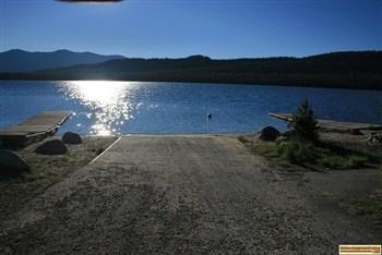 Smokey Bear Campground on Alturas Lake boat ramp
