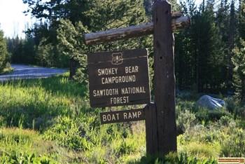 Smokey Bear Campground on Alturas Lake