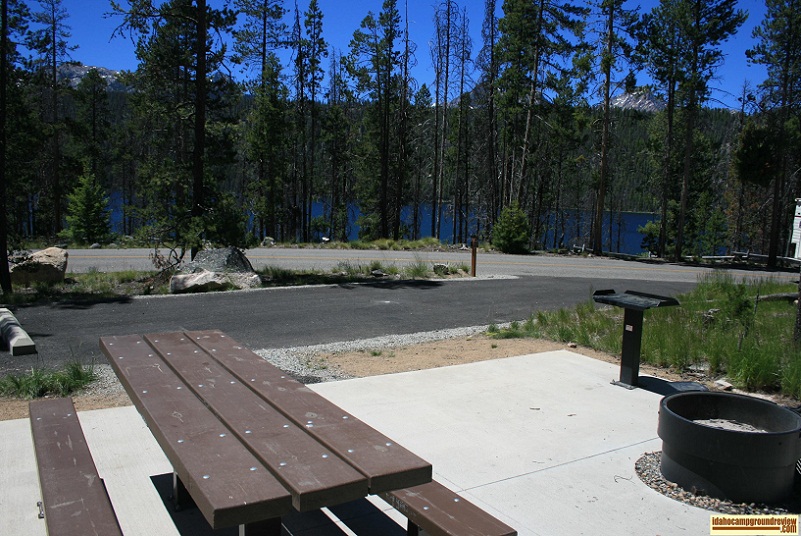 Sockeye Campground on Redfish Lake.