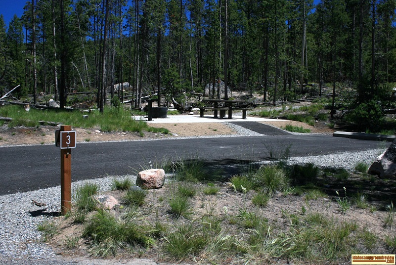 Sockeye Campground on Redfish Lake.