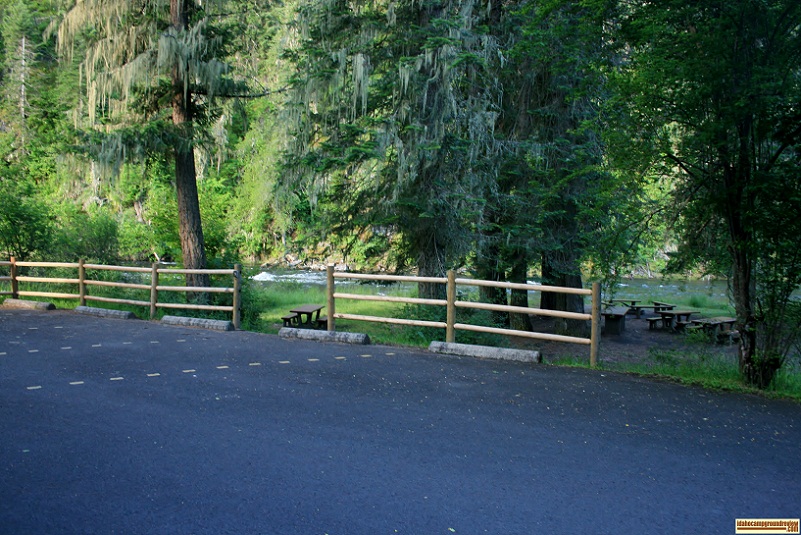 South Fork Campground on the Clearwater River.