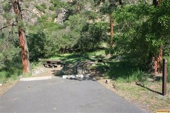 Camping site 15 in spring bar campground