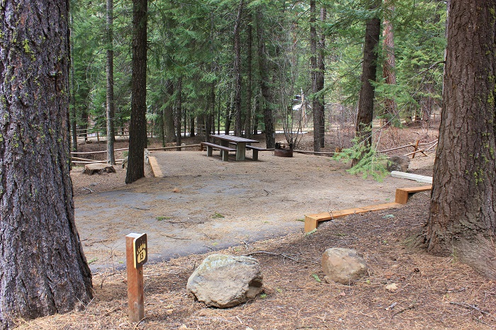 Spring Creek Campground near Hitt Mountain.
