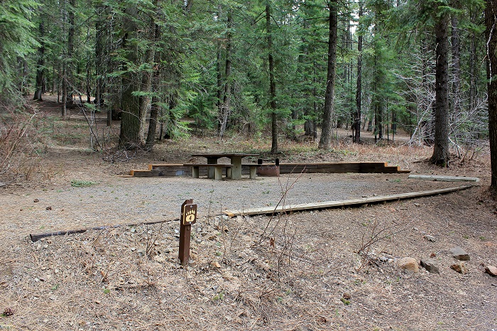 Spring Creek Campground near Hitt Mountain.