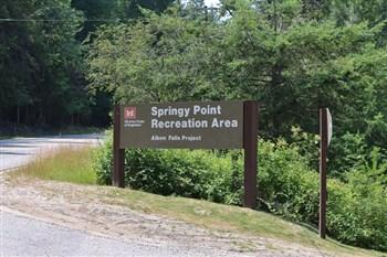 Springy Point Recreation Area - Signs and Info