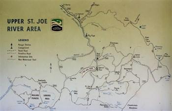 Spruce Tree Campground on the upper St Joe River