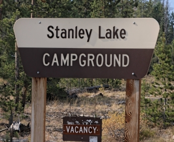 Stanley Lake Campground on Stanley Lake