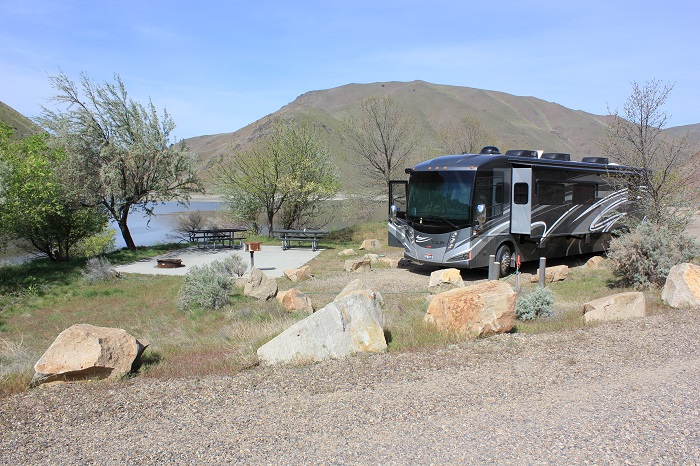 Steck Park on Brownlee Reservoir