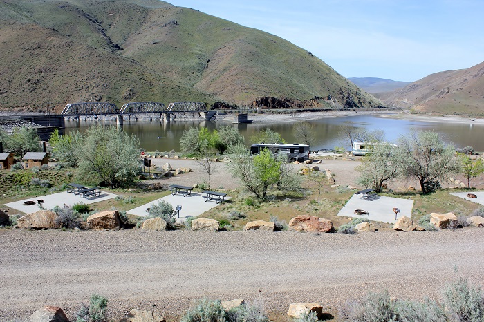 Steck Park on Brownlee Reservoir