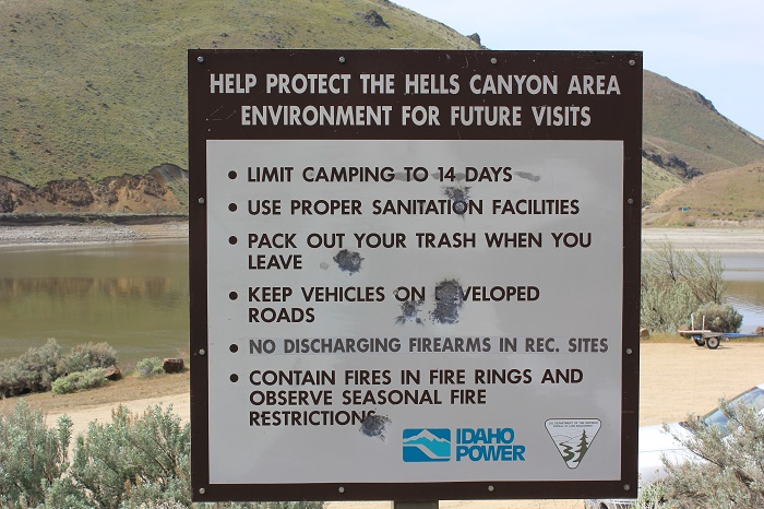 Steck Park on Brownlee Reservoir