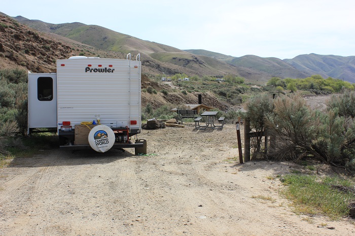 Steck Park on Brownlee Reservoir