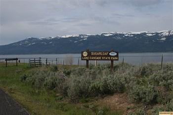 The entrance to Sugarloaf Campground.