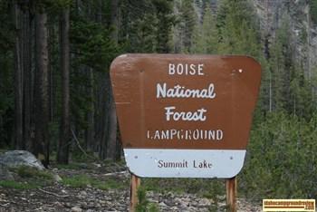 Summit Lake Campground near Warm Lake