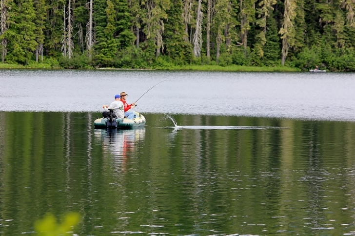 Camping in Washington's Takhlakh Lake Campground.