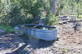 Camping in Oregons Three Creek Meadow Horse Camp.