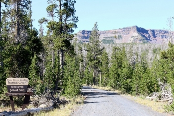 Camping in Oregons Three Creek Meadow Horse Camp.