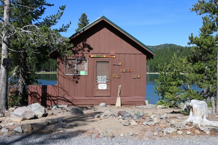 Camping in Oregons Three Creek Lake Campground.