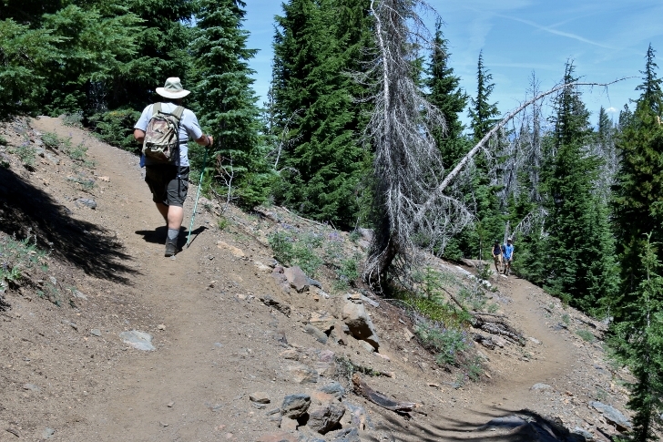Camping in Oregons Three Creek Lake Campground.