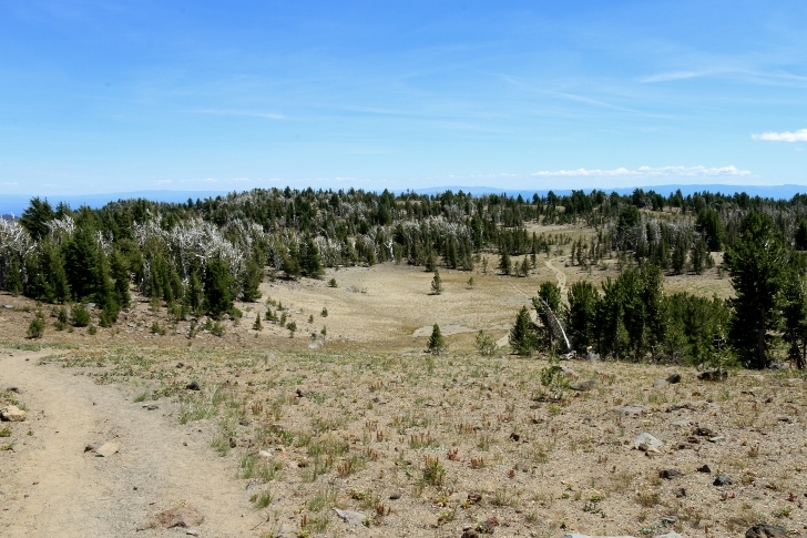 Camping in Oregons Three Creek Lake Campground.