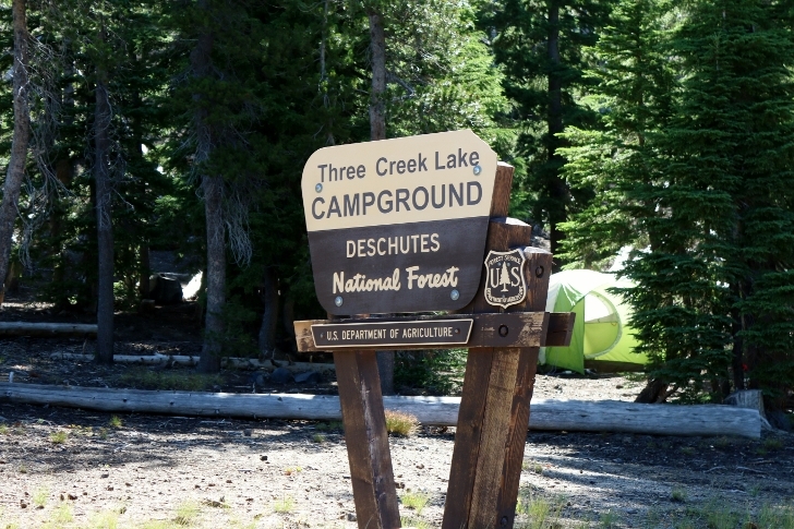 Camping in Oregons Three Creek Lake Campground.