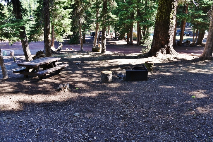 Camping in Oregons Three Creek Lake Campground.