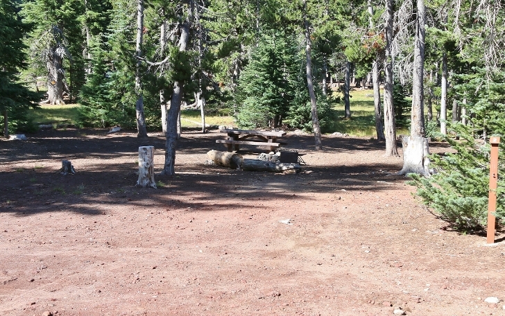 Camping in Oregons Three Creek Lake Campground.
