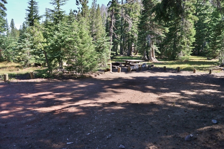 Camping in Oregons Three Creek Lake Campground.