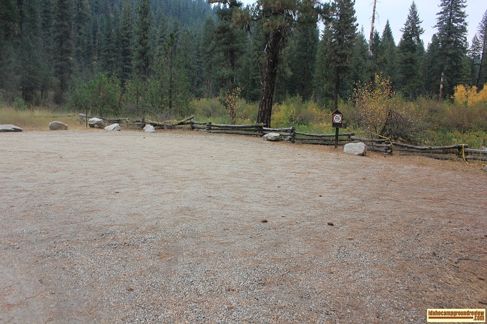 Tie Creek Campground on the Middle Fork of the Payette River in Idaho.