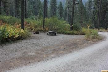 Trail Creek Campground on the Middle Fork of the Payette River.
