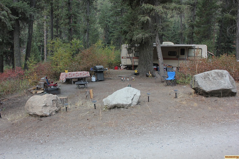 Trail Creek Campground on the Middle Fork of the Payette River