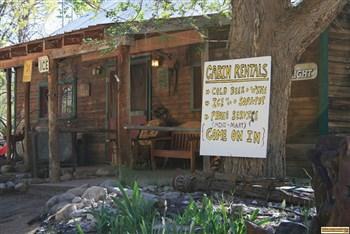 really cute "twin springs resort near troutdale forest camp