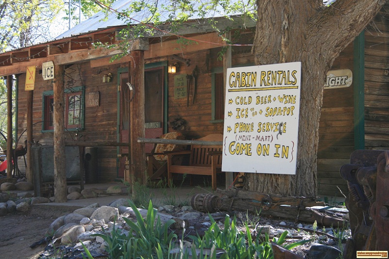 really cute "twin springs resort near troutdale forest camp
