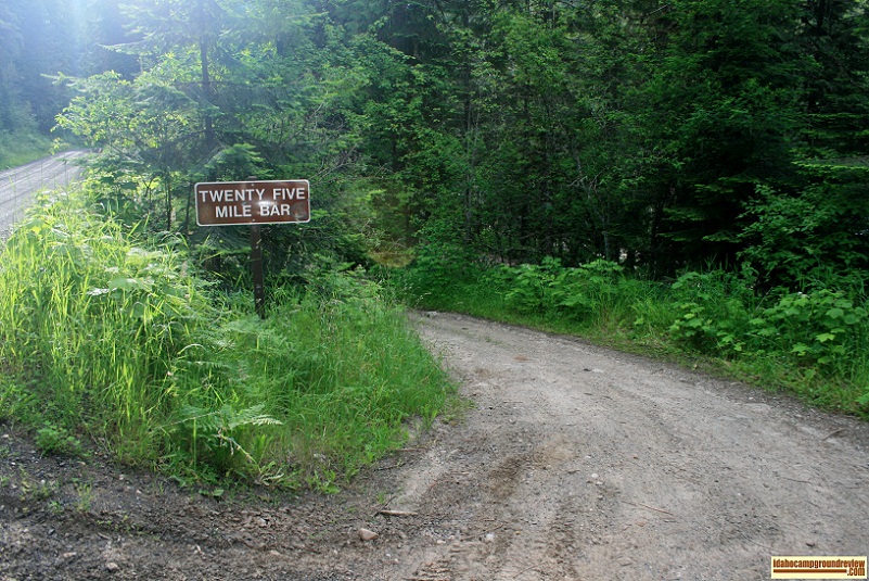 Twenty-five Mile Bar Campground entrance