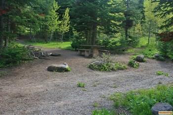 Campsite #9 in Upper Penstemon Campground.